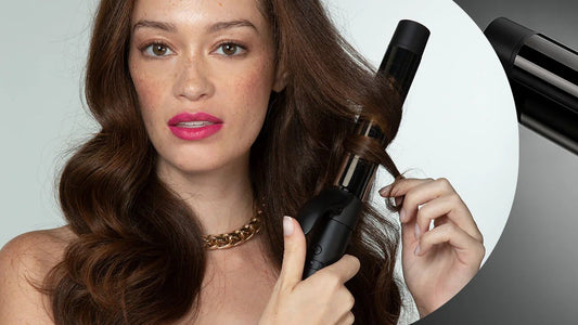 Achieve perfect loose curls or waves with a hair curler.