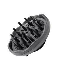 Close-up TYMO AIRHYPE adjustable diffuser, a dyson alternative hair dryer attachment for curly hair with visible prongs.