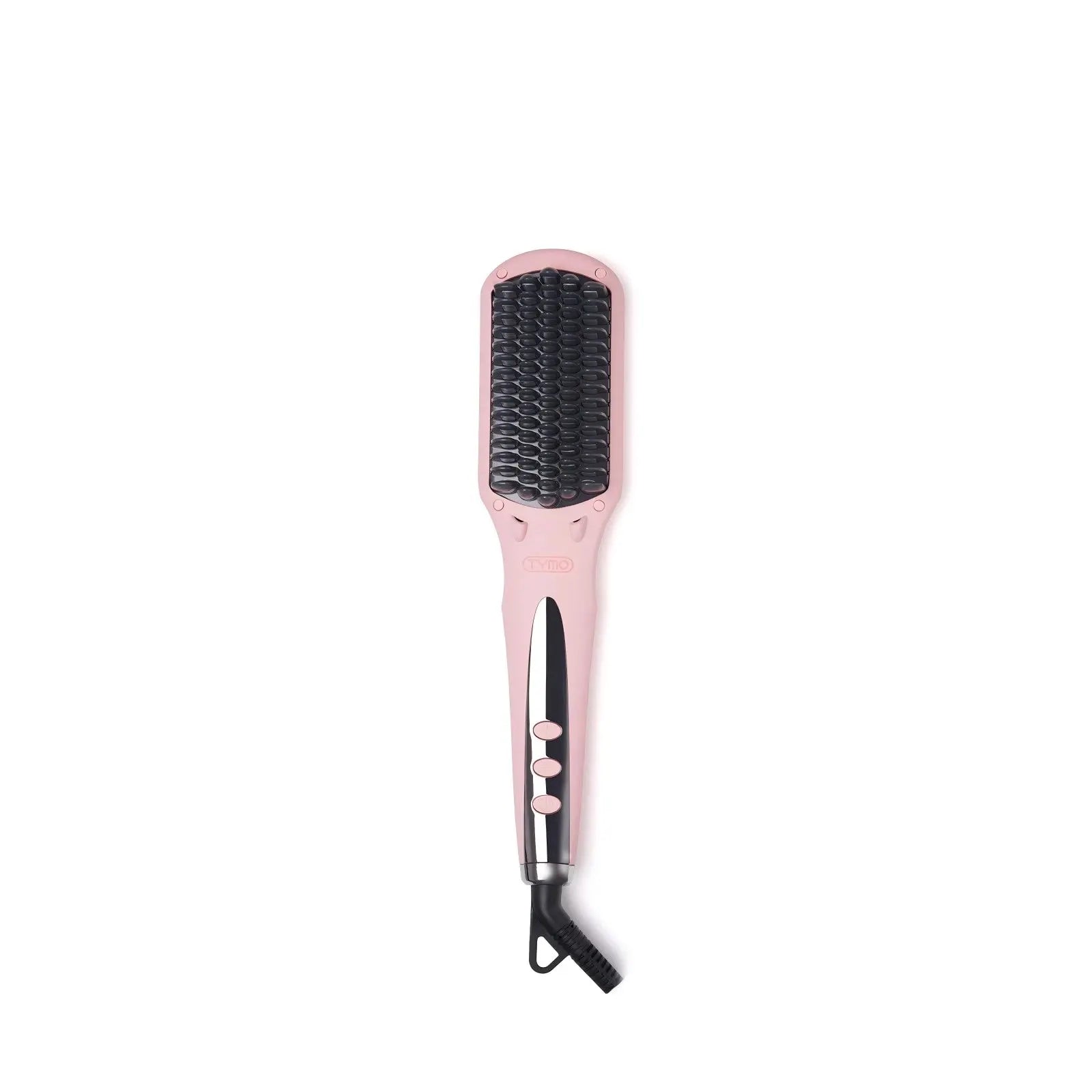 TYMO iONIC MINI PINK best straightening hair brush with ergonomic buttons