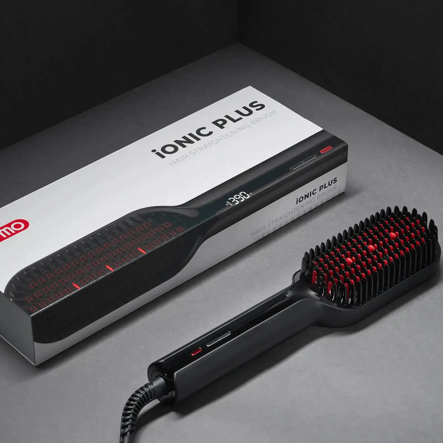 TYMO iONIC best brush straightener for thick or frizzy hair