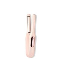 Portable cordless flat iron TYMO CLAMGO PINK — compact pink travel styling tool