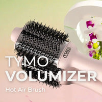 TYMO VOLUMIZER PINK professional hair salon blow dryer with hot air brush styling.