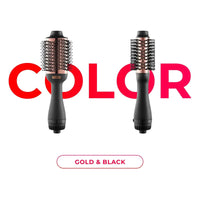 Black color scheme of TYMO VOLUMIZER round hair brush dryer.