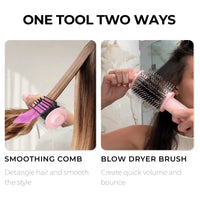 TYMO AIRBEAM: the best hair brush dryer with two styling attachments.