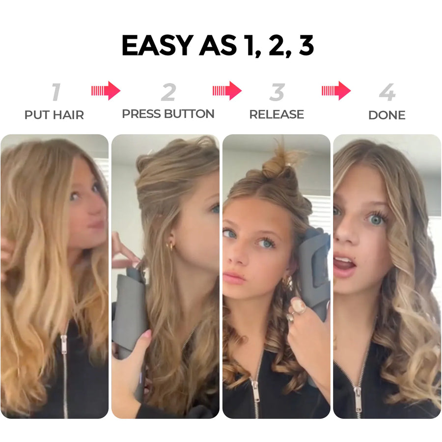 Top rated hair curlers: TYMO CURLPRO PINK easy one‑step styling tool