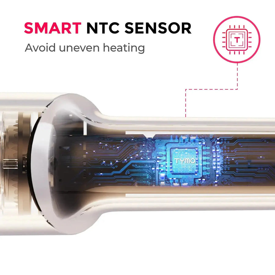 Good curling irons for fine hair: TYMO CURLPRO smart NTC sensor protection