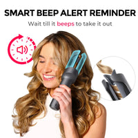 Good hair curling wand CURLPRO by TYMO, smart beep reminder for timing