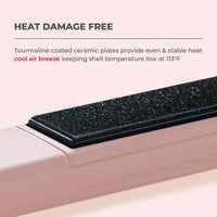 AIRFLOW PINK from TYMO — best straightening iron for fine hair with low heat damage