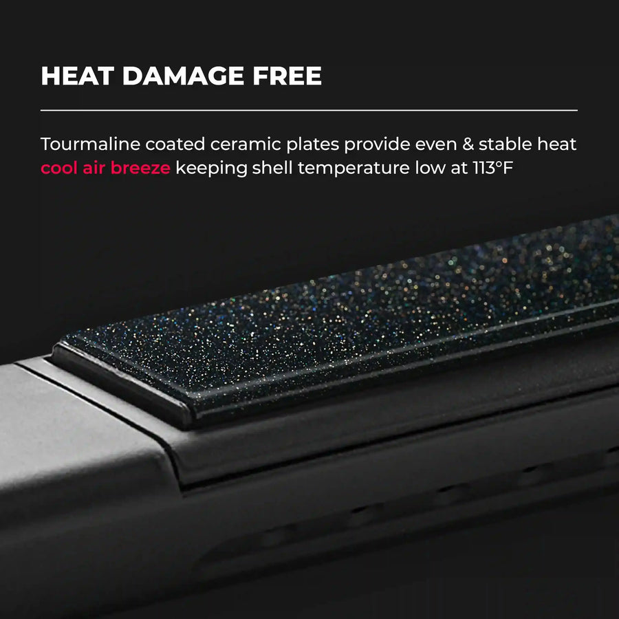 TYMO AIRFLOW blowout with curling iron for salon‑style volume and smooth finish