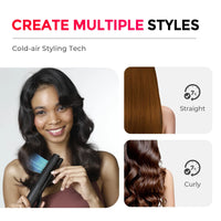TYMO AIRFLOW best ceramic curling wand for shiny, frizz‑free curls