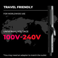 TYMO AIRFLOW 2 in 1 Hair Straightener and Curler dual voltage for worldwide use。
