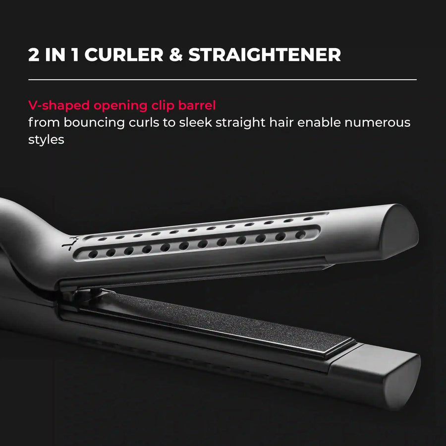 1 1/4 inch curling iron — TYMO AIRFLOW ideal for loose, long‑lasting waves