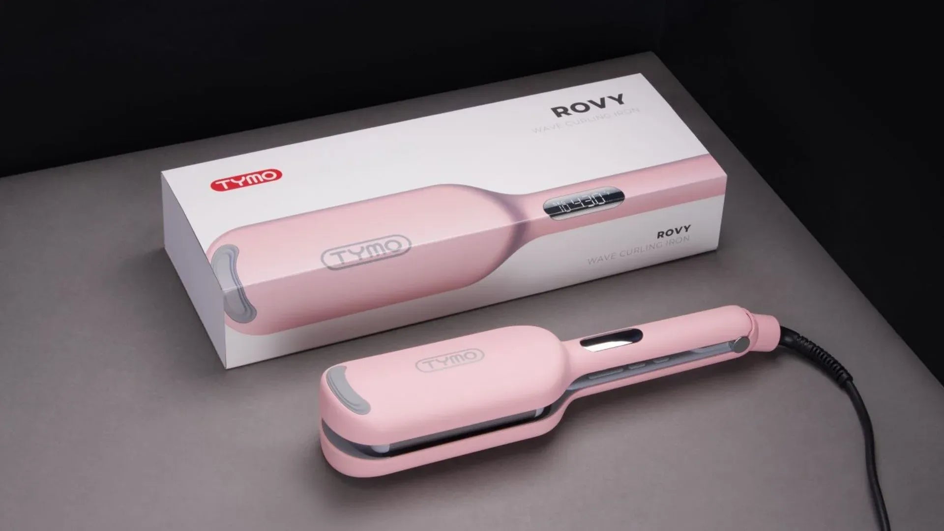 TYMO ROVY hair waver tool package includes ROVY curling iron and 78.74 inch power cord