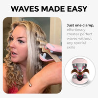 TYMO ROVY beach wave hair styler creating effortless wavy locks