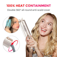 CURLPRO PLUS by TYMO 1-inch curling iron for uniform bouncy curls.