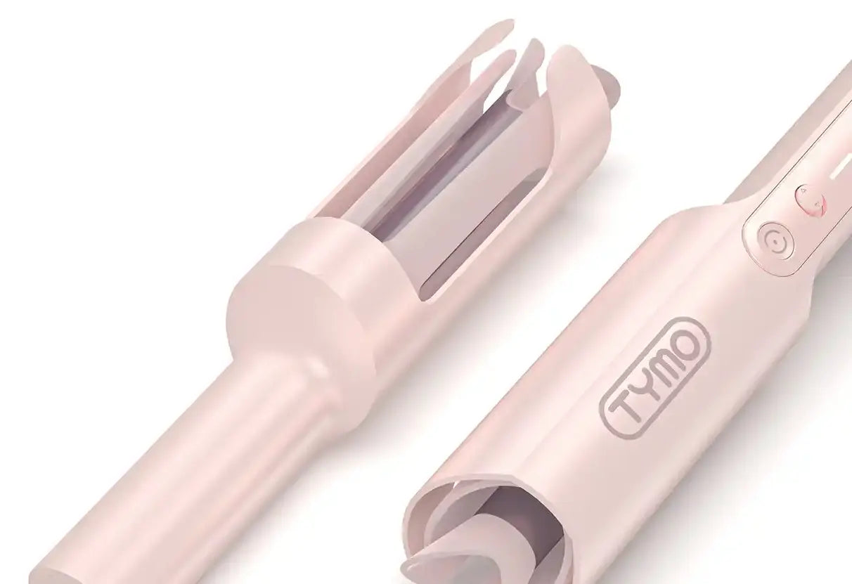 TYMO CURLPRO PLUS PINK best 1 inch automatic ionic curler emits 600 million ions for frizz-free hair.