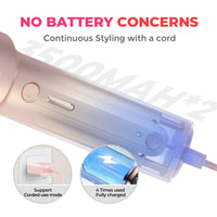 TYMO CLAMGO wireless styling tool, best wand curling iron for travel and home use