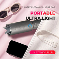 TYMO CLAMGO GREY cordless curling for effortless portable styling