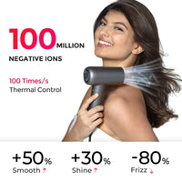 Powerful jet-engine airflow makes AIRHYPE LITE, a dyson alternative hair dryer, one of TYMO’s top-rated models.