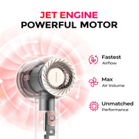 TYMO AIRHYPE COMPACT, a dyson alternative hair dryer for fine hair that boosts shine and reduces frizz.