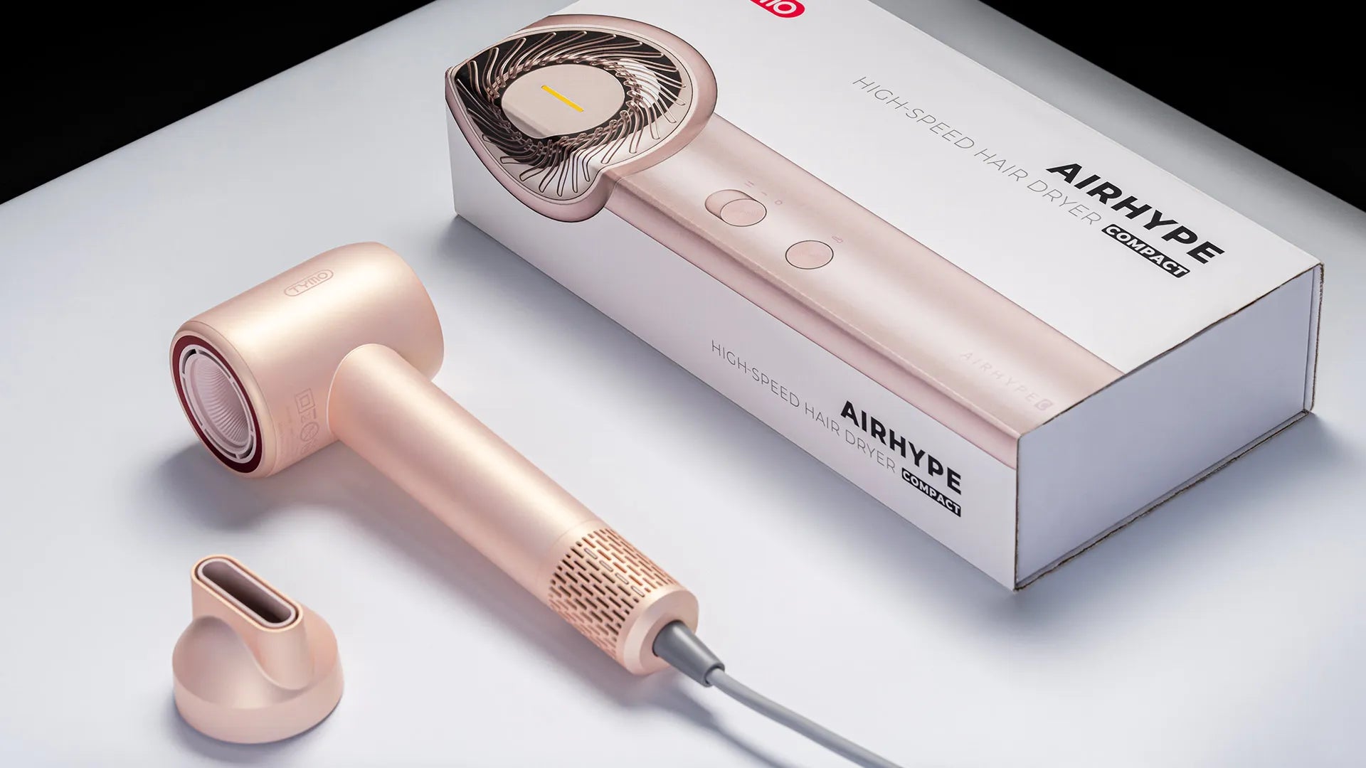 TYMO AIRHYPE COMPACT best lightweight hair dryers, compact travel-friendly design