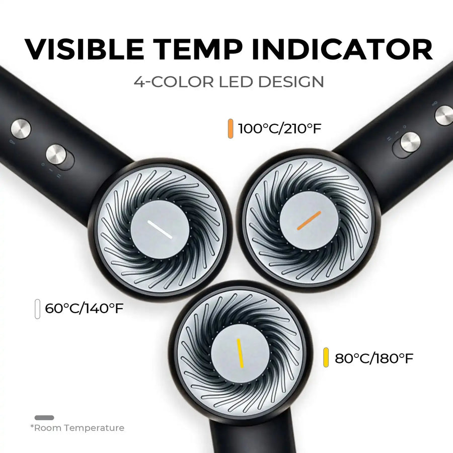 Close-up motor diagram of TYMO AIRHYPE COMPACT GREY, a dyson alternative hair dryer among top-rated models.