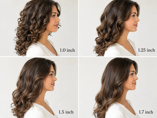 Which Curling Iron Size Is Right for You — 1.0", 1.25", 1.5", or 1.7"?