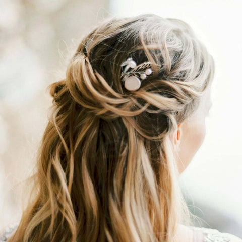 half up bridal hair