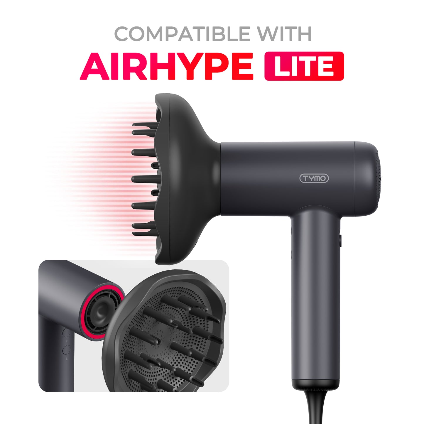 
                  
                    Adjustable Hair Diffuser for AIRHYPE LITE Dryer
                  
                