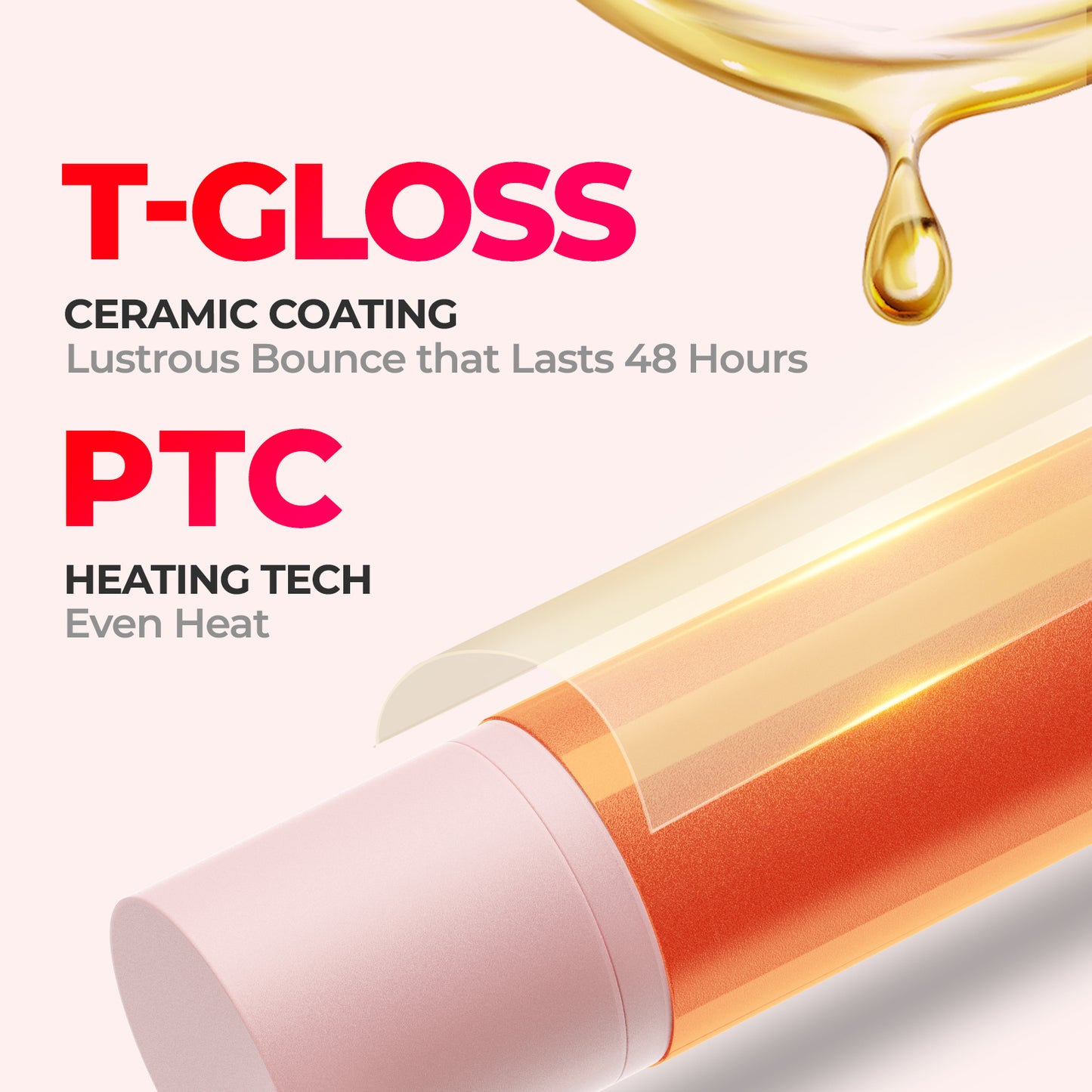 
                  
                    TYMO ROTA PINK curling Iron with PTC Heating Tech
                  
                