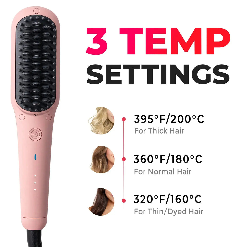 2 in 1 ionic hair straightening brush review online