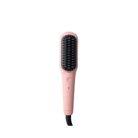2 in 1 ptc heating ionic hair straightener brush online