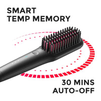 TYMO iONIC MINI travel hair straightener with smart temperature memory and auto-off feature.