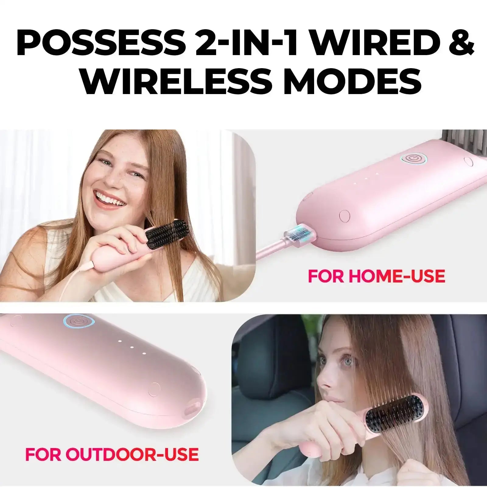 TYMO PORTA PRO PINK, featuring 2-in-1 wired and wireless modes, perfect for both home and outdoor use.