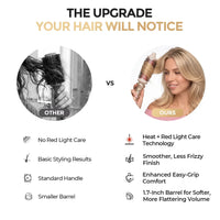 TYMO infrared hot brush vs regular styling brush feature comparison