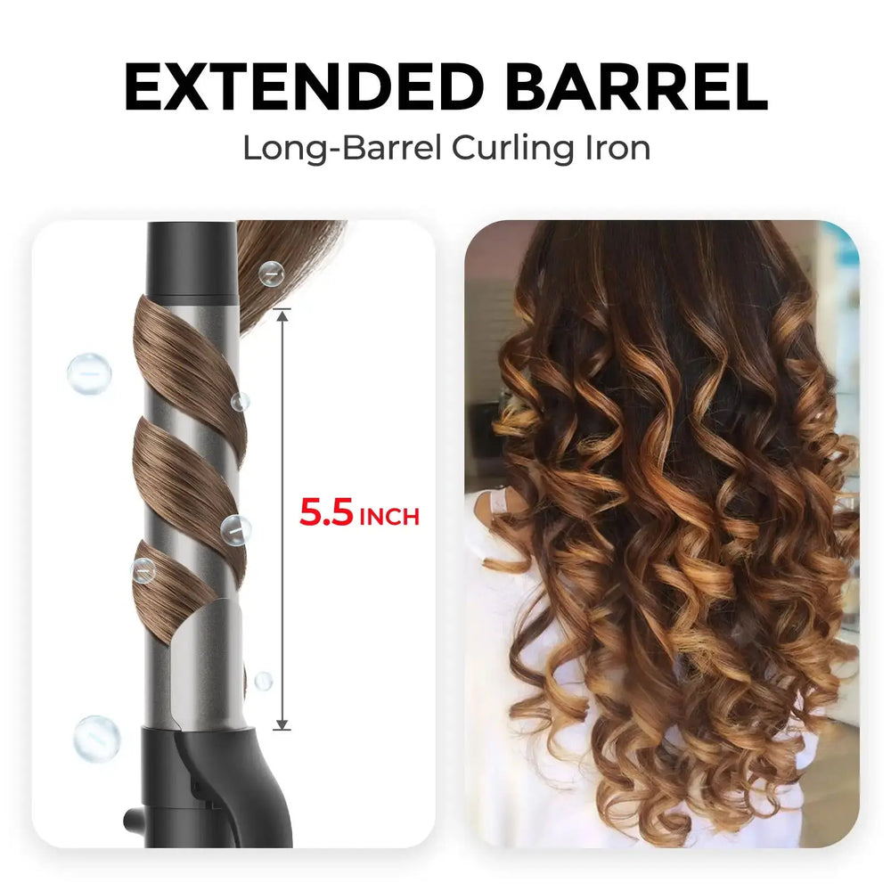 Rotating curling iron australia sale
