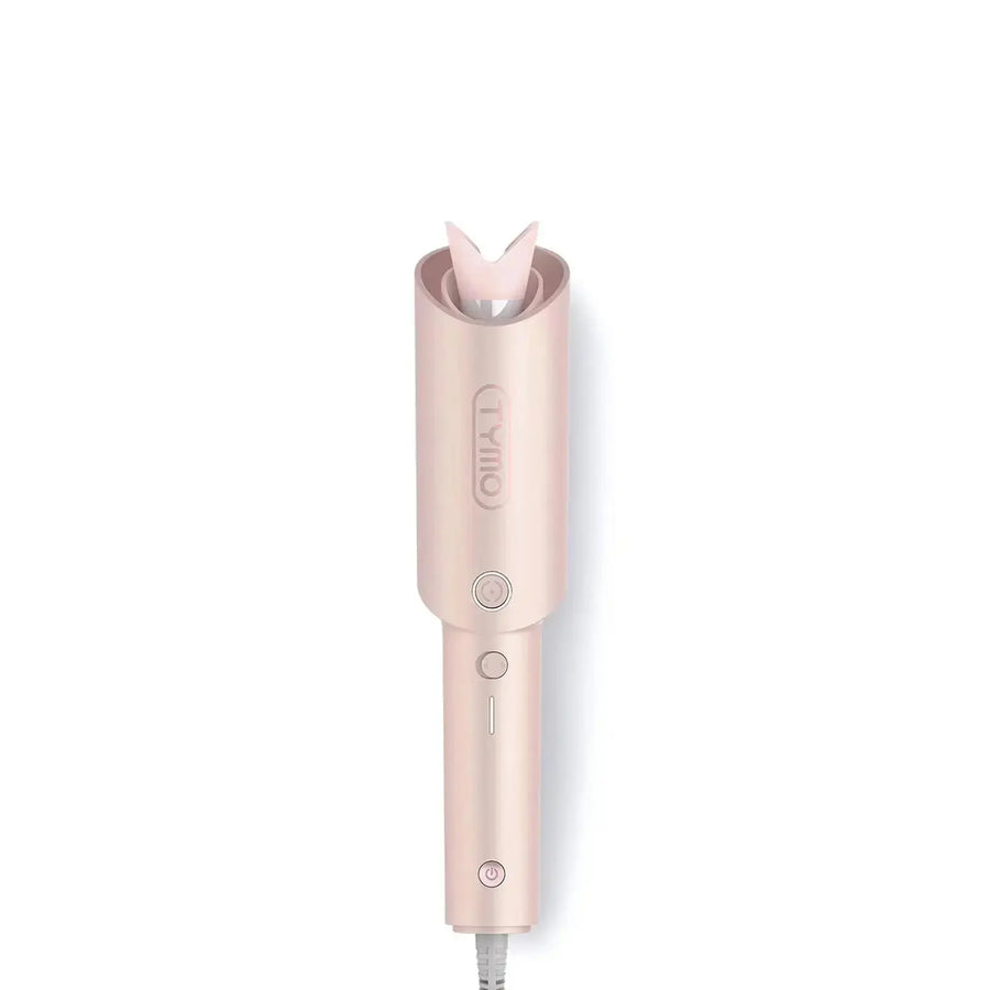 TYMO CURLPRO hair curler auto — sleek pink automatic styling wand
