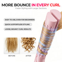 TYMO AIRFLOW for bouncy, defined curls, easy for beginners to create loose, voluminous styles
