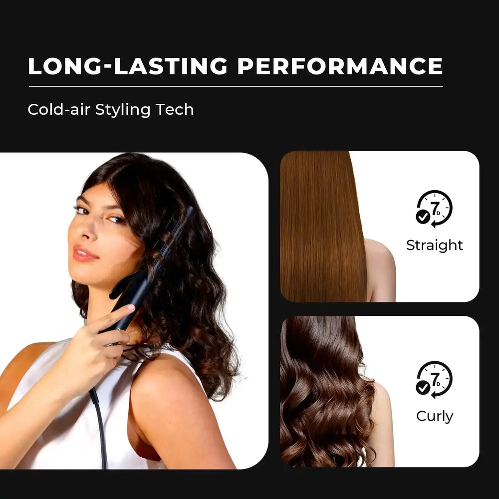 Two in one hair straightener sale