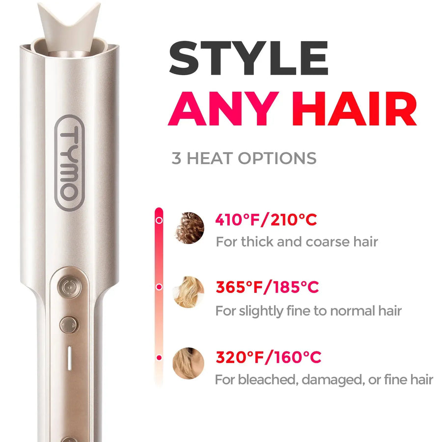 Tymo CurlPro Plus: PTC Extended Best Hair Curler Tymo CurlPro Plus: PTC Extended Best Hair Curler