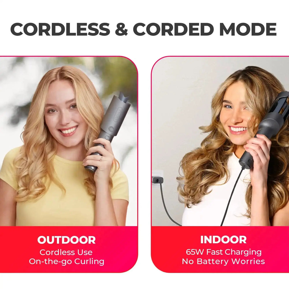 TYMO CURLGO Cordless Automatic Curling Iron Tymo Beauty