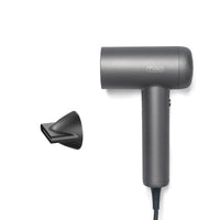 TYMO AIRHYPE LITE SILVER fast drying hair dryer with smoothing nozzle for stylish, quick drying and enhanced shine.