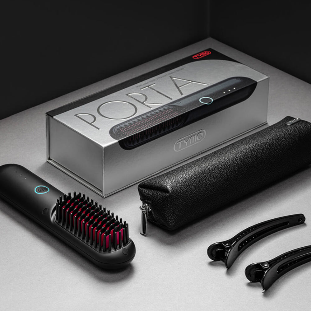 TYMO PORTA (Cordless Hair Styler brush) Real review+Unboxing + Try on +  First Impressions! 