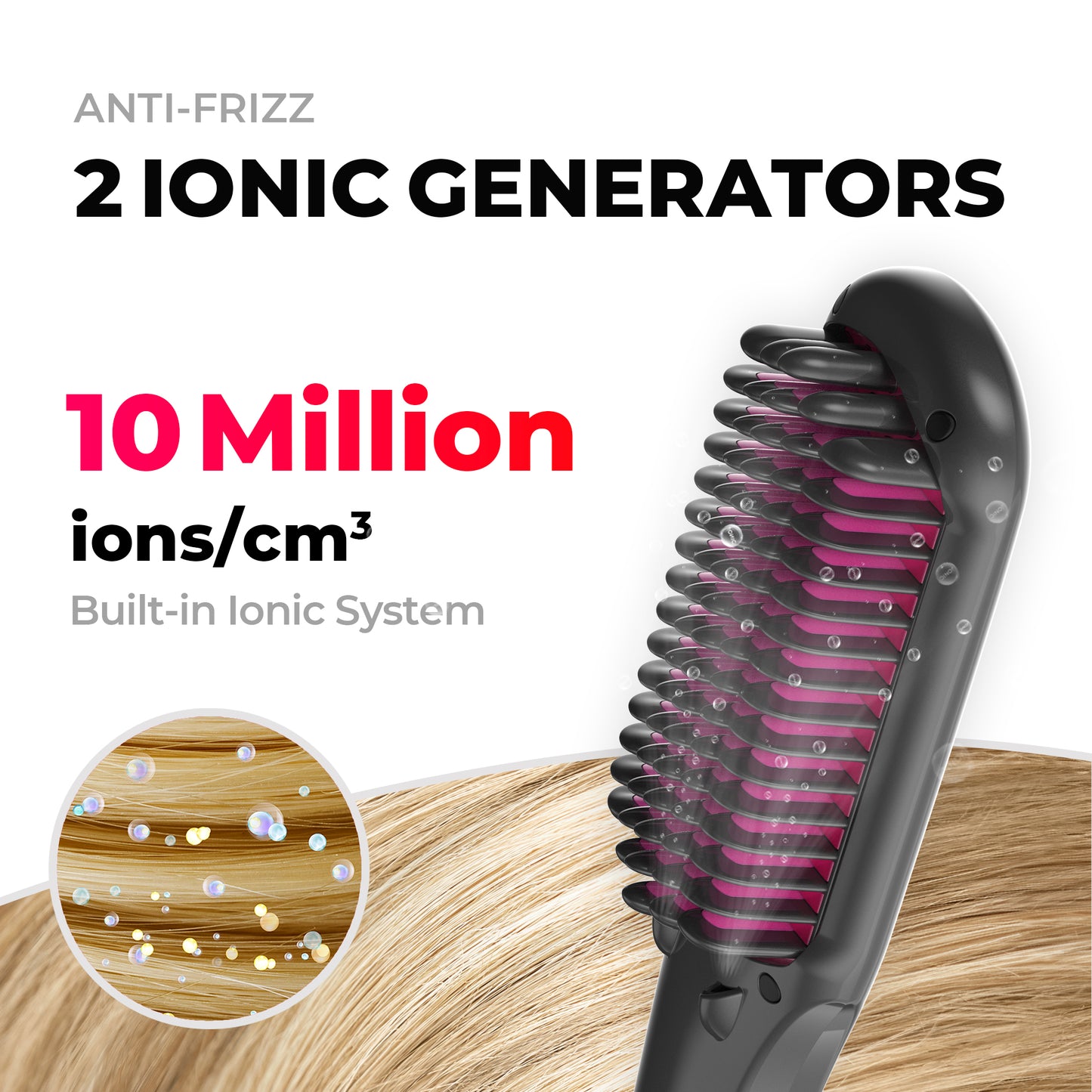 Buy Mini Hair Straightener Brush Online | Vega