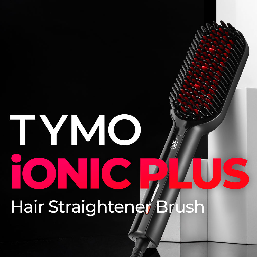 TYMO Ring Plus Ionic Hair Straightener Brush - Hair Straightening