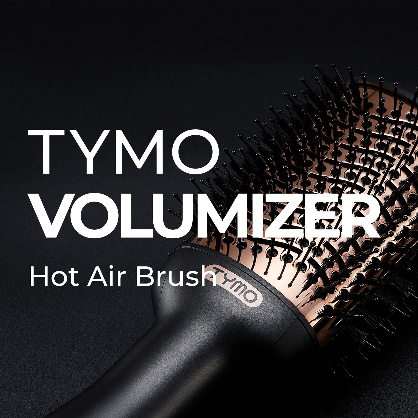 TYMO Titanium Volumizer - Hot Air Brush , Professional One-Step Hair Dryer  Brush with Titanium Barrel and Ionic Technology